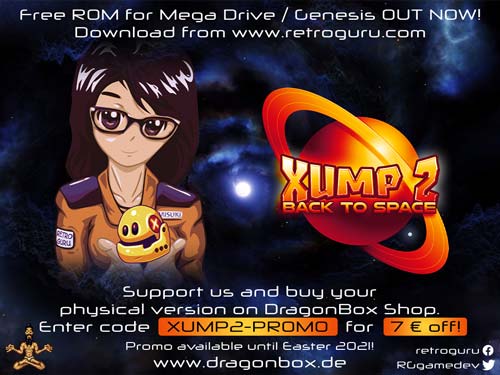Free ROM for Mega Drive available. Also 7 € off special offer